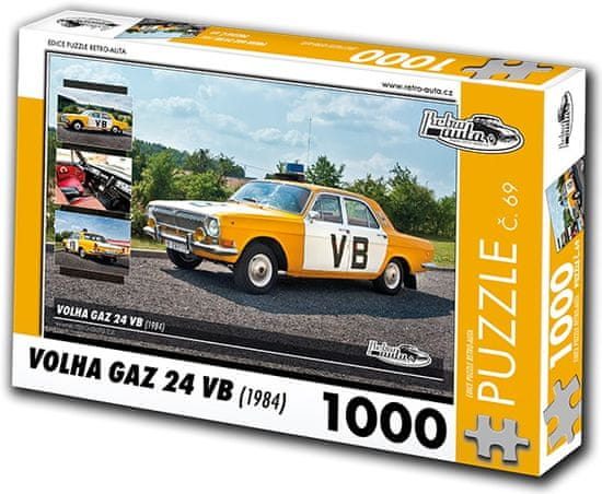 RETRO-AUTA© Puzzle Volha GAZ 24 VB (1984)