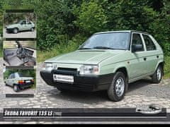 RETRO-AUTA© Puzzle Škoda Favorit 135 LS (1988)