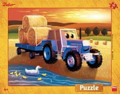 Dino Puzzle Zetor: žně - DESKOVÉ PUZZLE