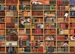 Cobble Hill Puzzle Kočičí knihovna