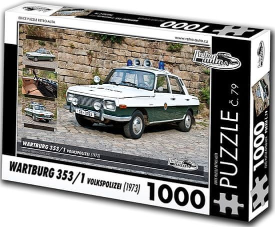 RETRO-AUTA© Puzzle Wartburg 353/1 (1973)