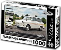 RETRO-AUTA© Puzzle Trabant 600 Kombi (1963)