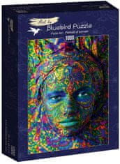 Blue Bird Puzzle Portrét ženy