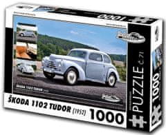 RETRO-AUTA© Puzzle Škoda 1102 Tudor (1952)