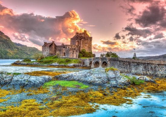 Blue Bird Puzzle Eilean Donan, Skotsko