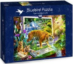 Blue Bird Puzzle Tygři z počítače