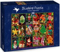 Blue Bird Puzzle Vánoční ozdoby