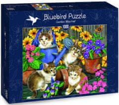 Blue Bird Puzzle Kočičky na zahradě