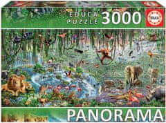 Puzzle Divoká příroda - PANORAMATICKÉ PUZZLE