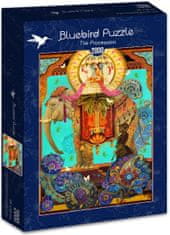 Blue Bird Puzzle Procesí se slonem