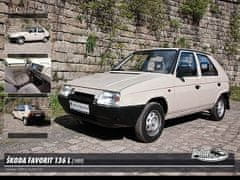 RETRO-AUTA© Puzzle Škoda Favorit 136 L (1989)