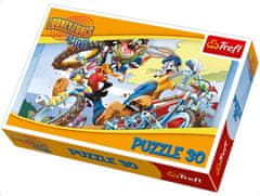 Puzzle Looney Tunes - motokros - DĚTSKÉ PUZZLE