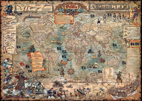 Puzzle Pirátská mapa