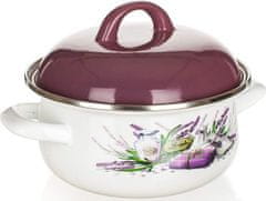 Banquet Kastrol smaltovaný LAVENDER 18 cm, 1,4 l