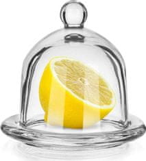 Banquet Dóza na citron skleněná LIMON průměr 9,5 cm
