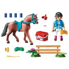 Playmobil Žokejka , Jezdecký dvůr, 28 dílků