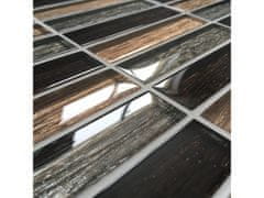 Pavemosa Skleněná mozaika hnědá malovaná MSR202 300x300 mm