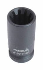 ASTA Nástrčná hlavice, klíč 1/2", rozměr 20 mm, 10hranná, na brzdy AUDI, PORSCHE - ASTA