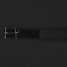 Vidaxl Podhlavník na zahradní křeslo černý 40 x 7,5 x 15 cm textilen