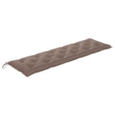 Greatstore Poduška pro závěsné houpací křeslo taupe 180 cm textil