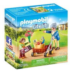 Playmobil Babička s chodítkem , Život ve městě, 20 dílků