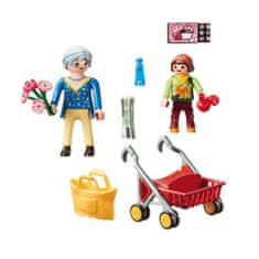 Playmobil Babička s chodítkem , Život ve městě, 20 dílků