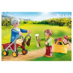 Playmobil Babička s chodítkem , Život ve městě, 20 dílků