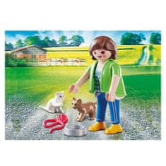 Playmobil Chovatelka koček , Život ve městě, 5 dílků