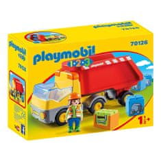 Playmobil Sklápěč , 1.2.3, 7 dílků