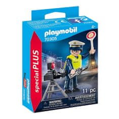 Playmobil Policista s radarem , Policie, 11 dílků