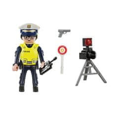 Playmobil Policista s radarem , Policie, 11 dílků