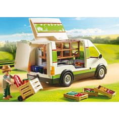 Playmobil Pojízdná prodejna bioproduktů , Statek, 91 dílků