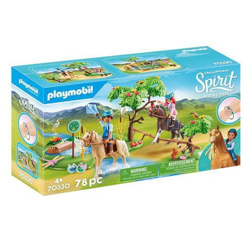 Playmobil Výzva u řeky , Spirit Riding Free, 78 dílků