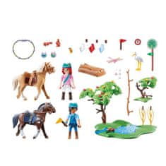 Playmobil Výzva u řeky , Spirit Riding Free, 78 dílků