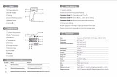 iQtech YTG-002 infračervený bezkontaktní teploměr