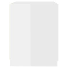shumee Skříňka nad pračku bílá s vysokým leskem 71 x 71,5 x 91,5 cm