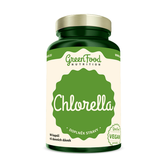 GreenFood Nutrition Chlorella 90 kapslí