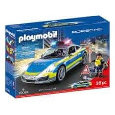 Playmobil Porsche 911 Carrera 4S , Policie, 36 dílků