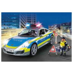 Playmobil Porsche 911 Carrera 4S , Policie, 36 dílků