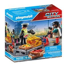 Playmobil Celní kontrola , Nákladní doprava, 49 dílků