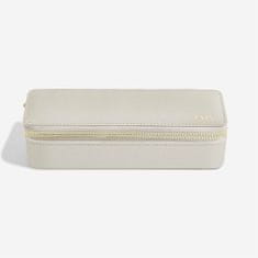 Stackers , Cestovní šperkovnice Oatmeal Large Zipped Jewellery Box | krémová 75627