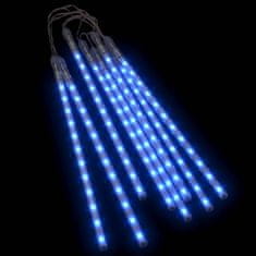 Greatstore Padající světla 8 ks 30 cm modrá 192 LED diod dovnitř i ven