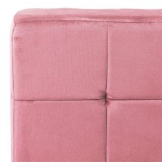 Vidaxl Relaxační židle 65 x 79 x 87 cm růžová samet