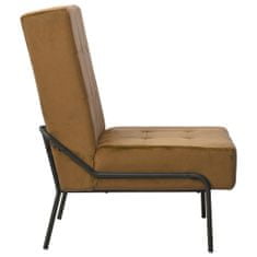 Vidaxl Relaxační židle 65 x 79 x 87 cm hnědá samet