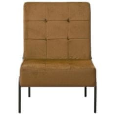 Vidaxl Relaxační židle 65 x 79 x 87 cm hnědá samet