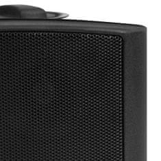 Greatstore Nástěnné stereo reproduktory 2 ks černé indoor outdoor 120 W