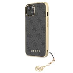 Guess 4G Charm Zadní Kryt pro iPhone 13 Grey