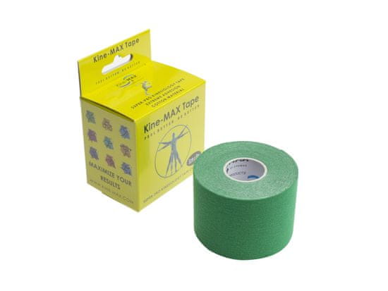 Kine-MAX Tape Super-Pro Cotton - Kinesiologický tejp - Zelený