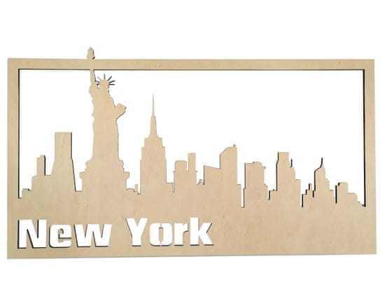 MAJA DESIGN Dřevěný obraz - NEW YORK