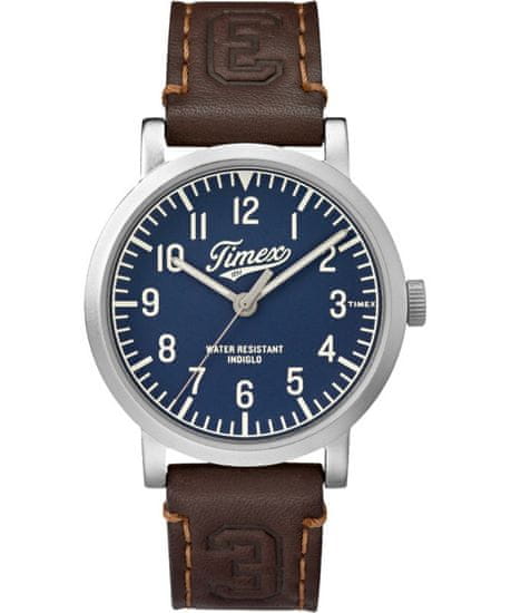 Timex Originals University TW2P96600, s hnědým koženým řemínkem